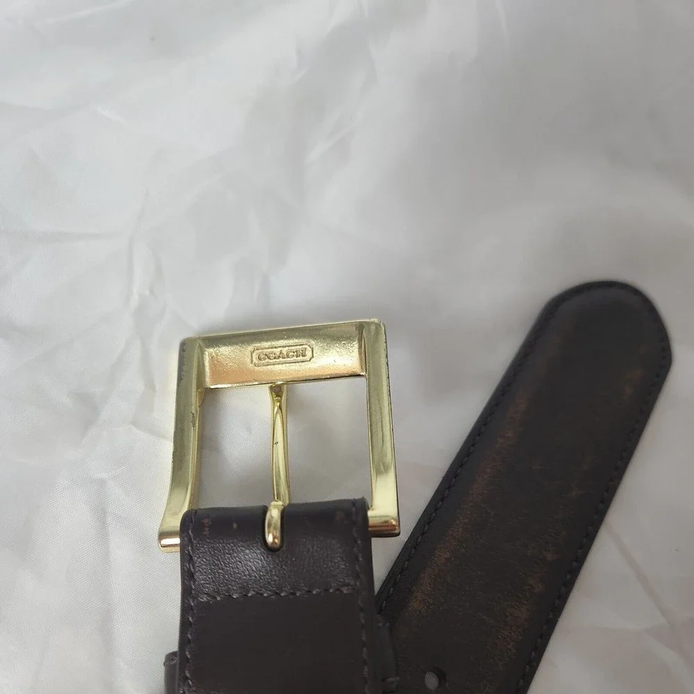 Coach Leather Belt 38